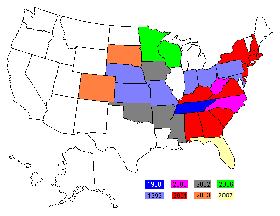 US Completion Map